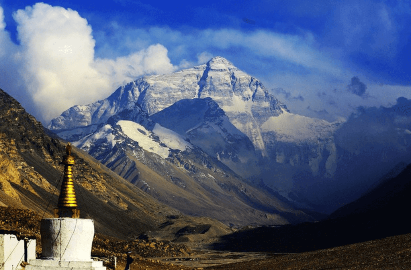 A nearby-view of Everest