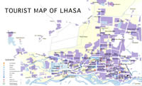 Tourist Map of Lhasa